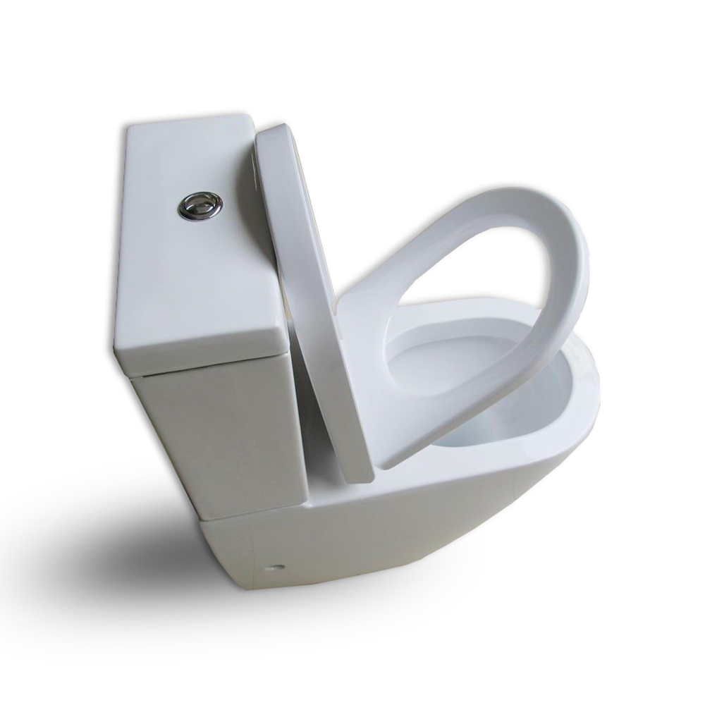 Design Ceramic Toilet Seat Universal Wall Hanging Mount High Quality White New eBay