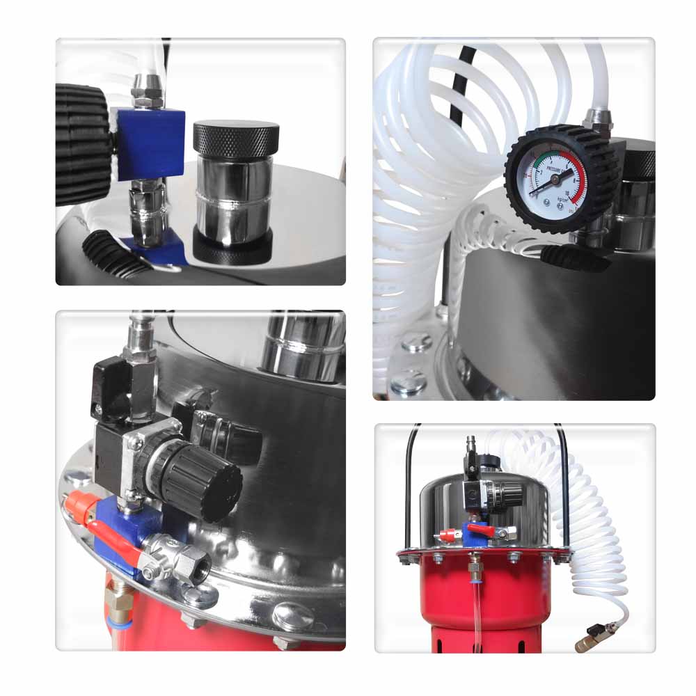 Brake bleeding device compressed air brake bleeder brakes brake fluid