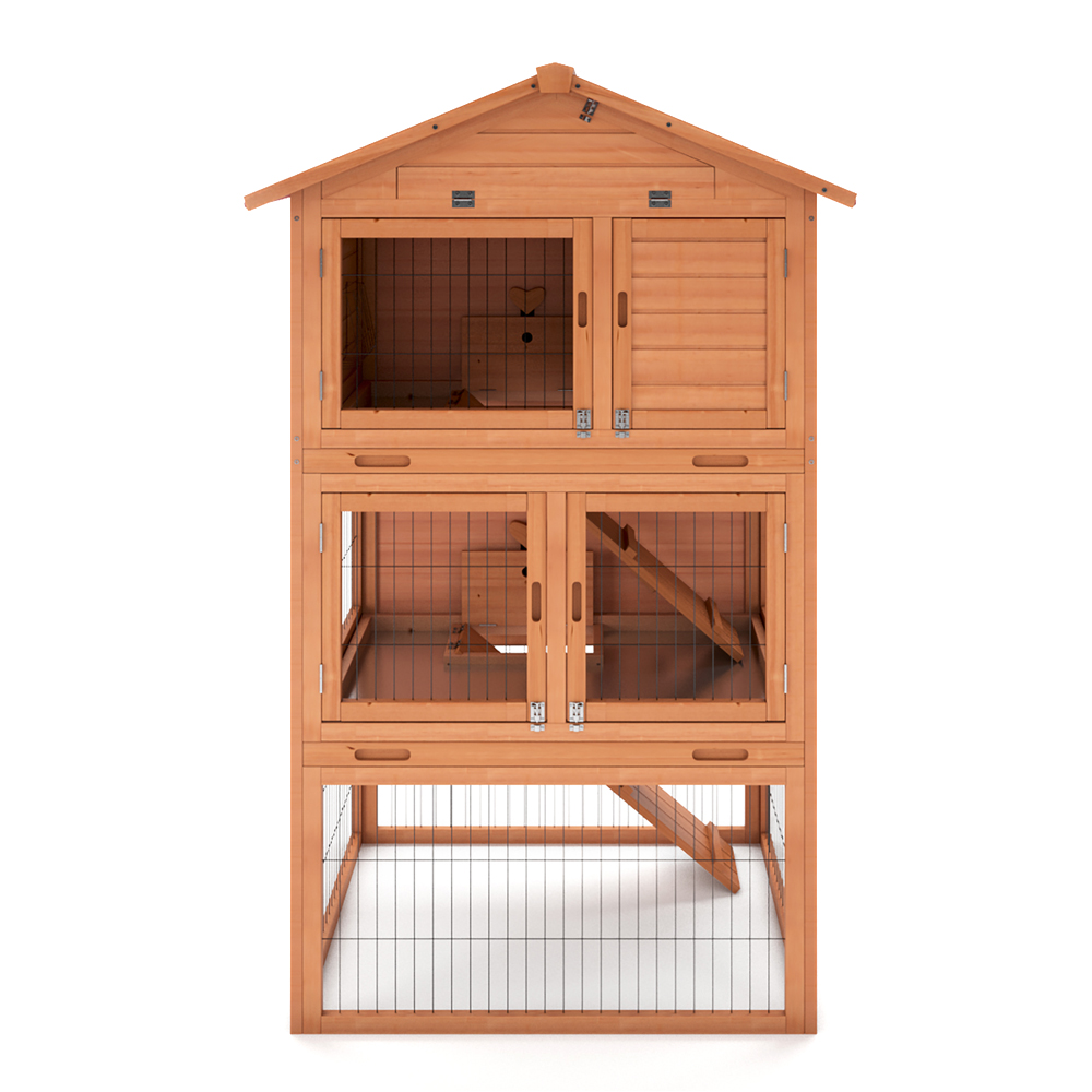 XXL Rabbit Hutch Small Animal Cage Rodent Stall Animals House Model eBay